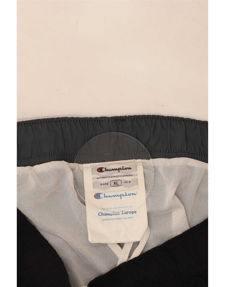 Champion Mens Swimming Shorts XL Black Polyester