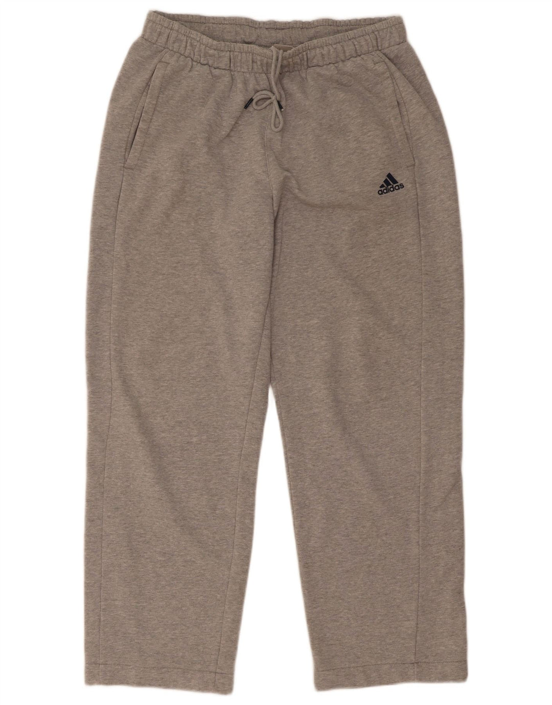 Adidas Mens Climalite Tracksuit Trousers Medium  Grey Cotton