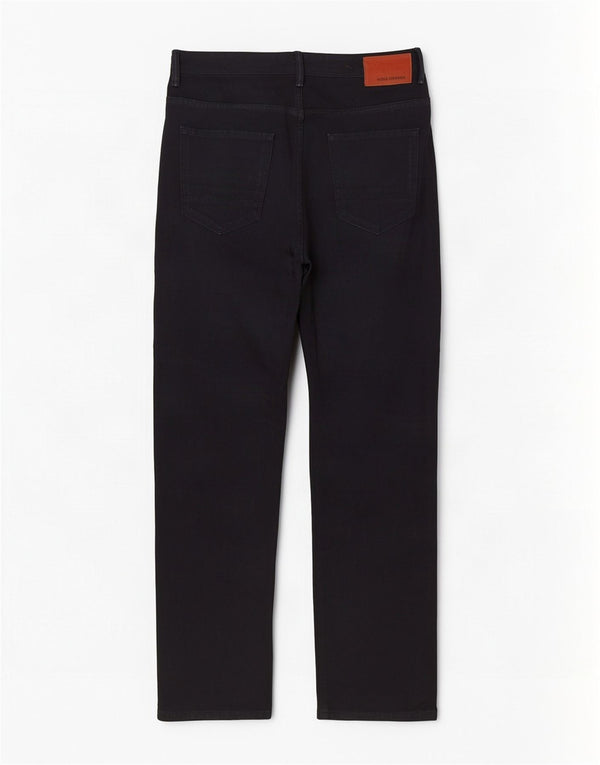 Мужские прямые джинсы Hugo Boss W32 L30 темно-синие, хлопок