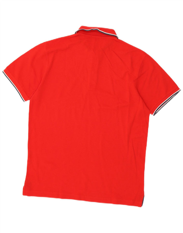 Gant Mens Polo Shirt Large Red Cotton