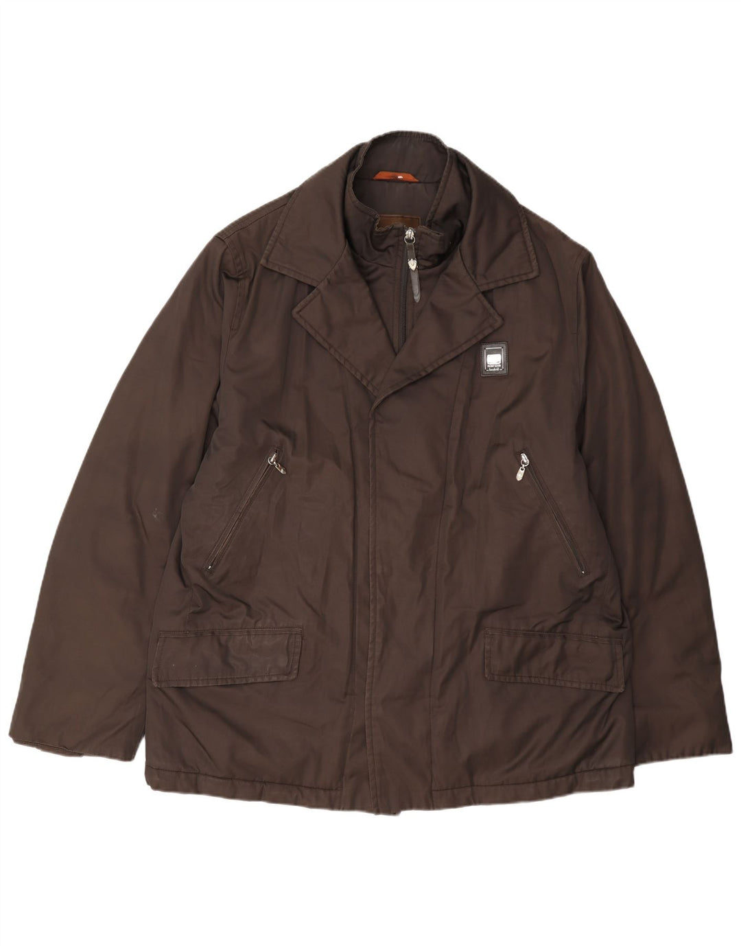 Piero Guidi Herre Windbreaker Jacket UK 44 2XL Brun Polyester