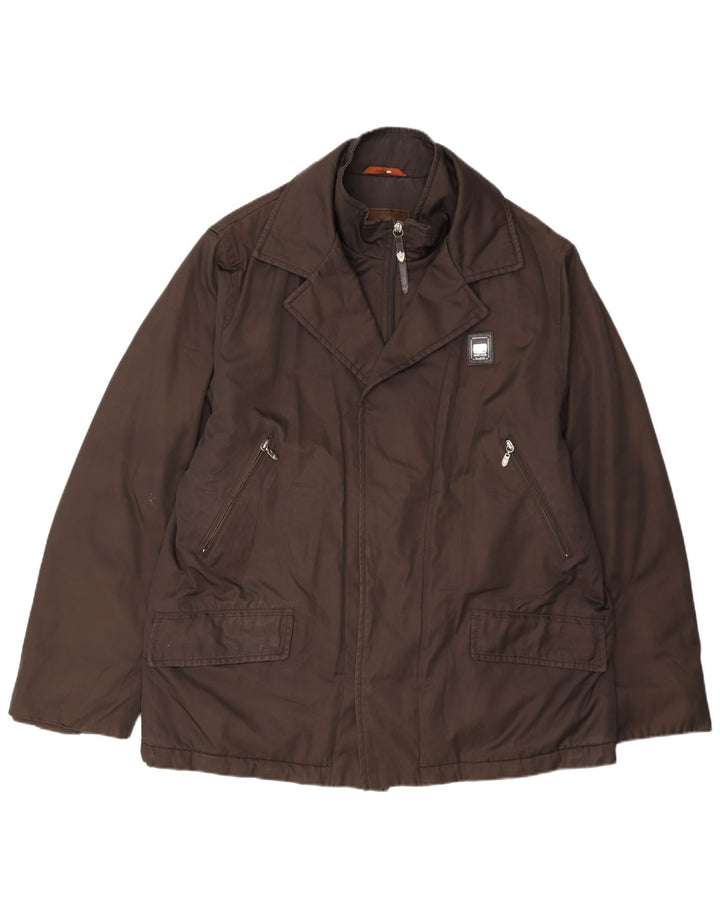 Piero Guidi Herre Windbreaker Jacket UK 44 2XL Brun Polyester