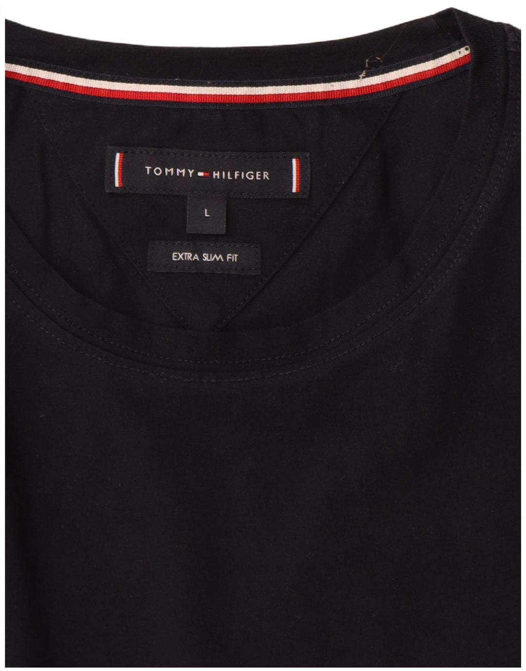 Tommy Hilfiger Mens Extra Slim T-Shirt Top Large Navy Blue