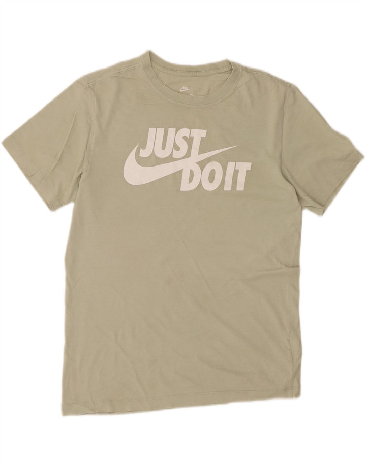 NIKE Mens Graphic T-Shirt Top Small Green Cotton Vintage Nike and Second-Hand Nike from Messina Hembry 