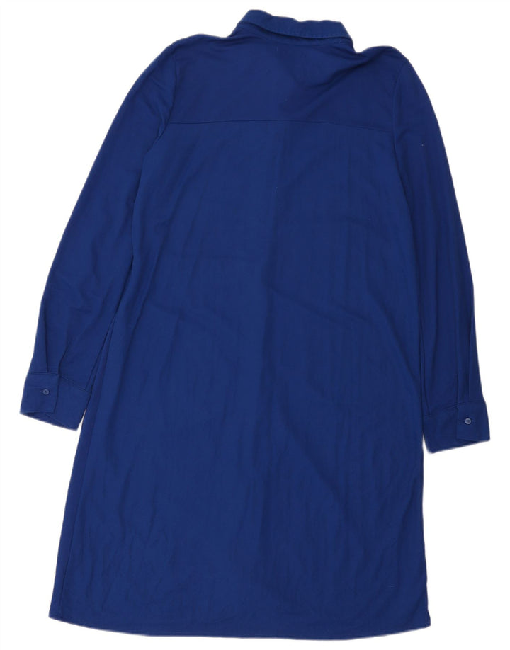 Zara Robe chemise pour femme UK 44 Bleu moyen