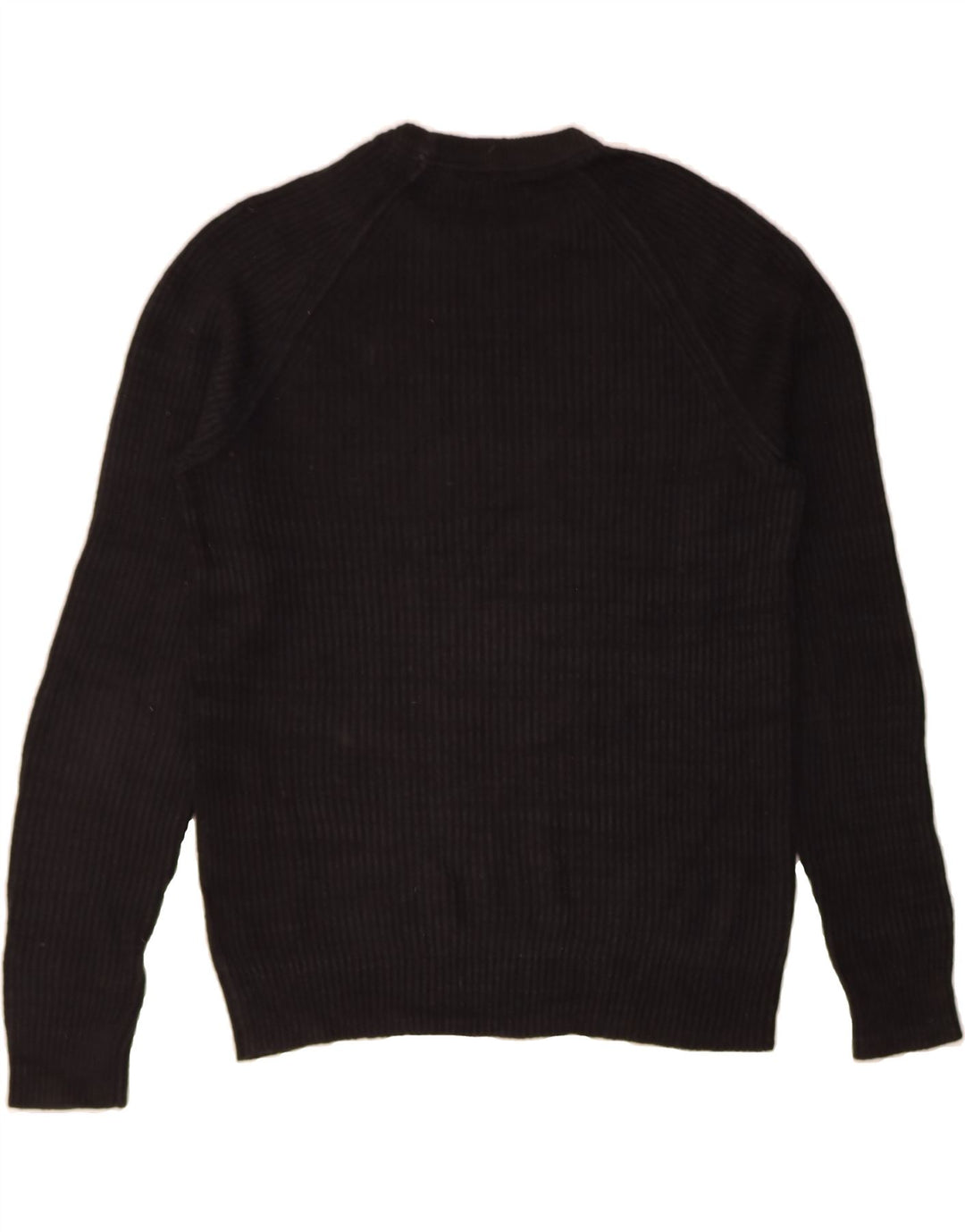 JACK & JONES Mens Crew Neck Jumper Sweater Small Black Vintage Jack & Jones and Second-Hand Jack & Jones from Messina Hembry 