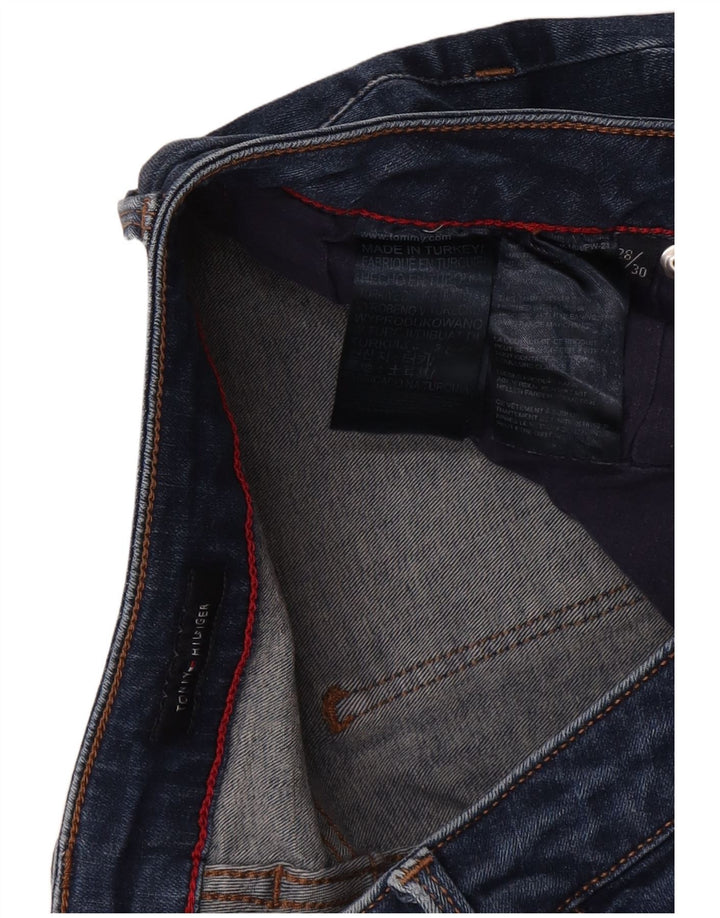 Tommy Hilfiger Womens Skinny Jeans W28 L30 Navy Blue Polyester