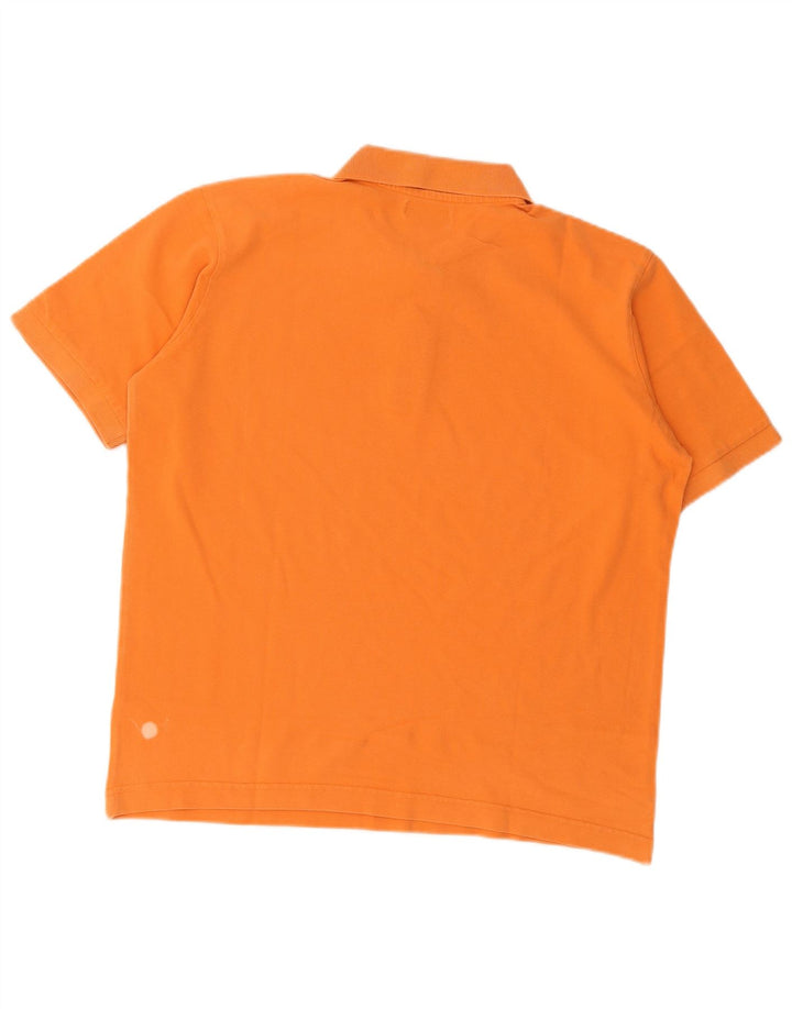 Polo Kappa Uomo Cotone Arancione Medio