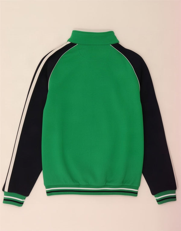 Giacca superiore della tuta da ragazzo Champion 11-12 anni Large Green Colourblock