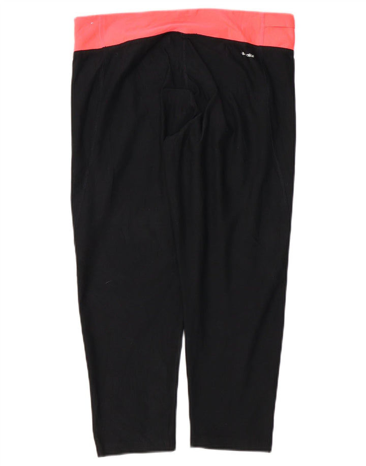 Adidas Womens Climalite Leggings UK 12/14 Medium  Black Polyester