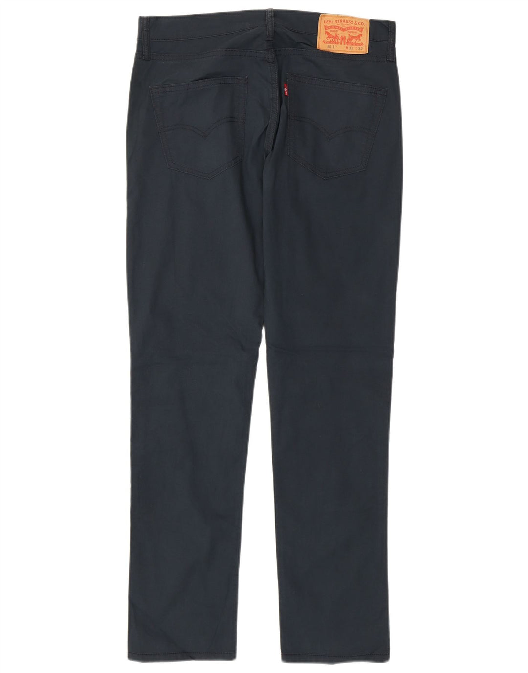 Levi's Mens 511 Slim Jeans W32 L32 Navy Blue Cotton
