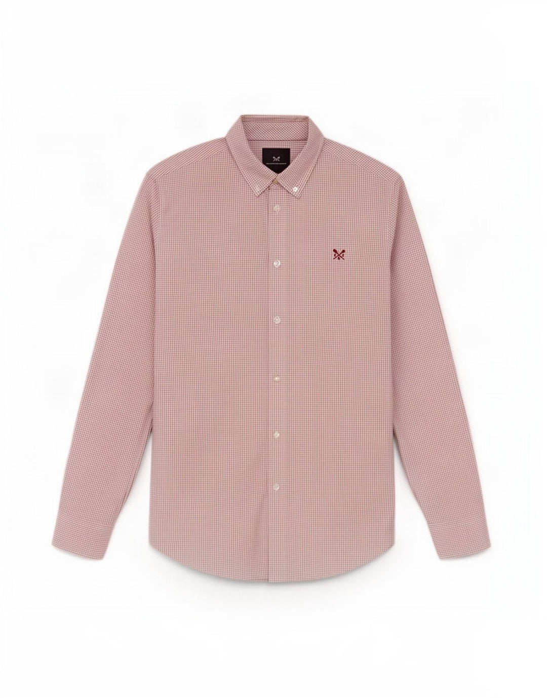 Crew Clothing Mens Slim Fit Shirt Medium Red Check Cotton