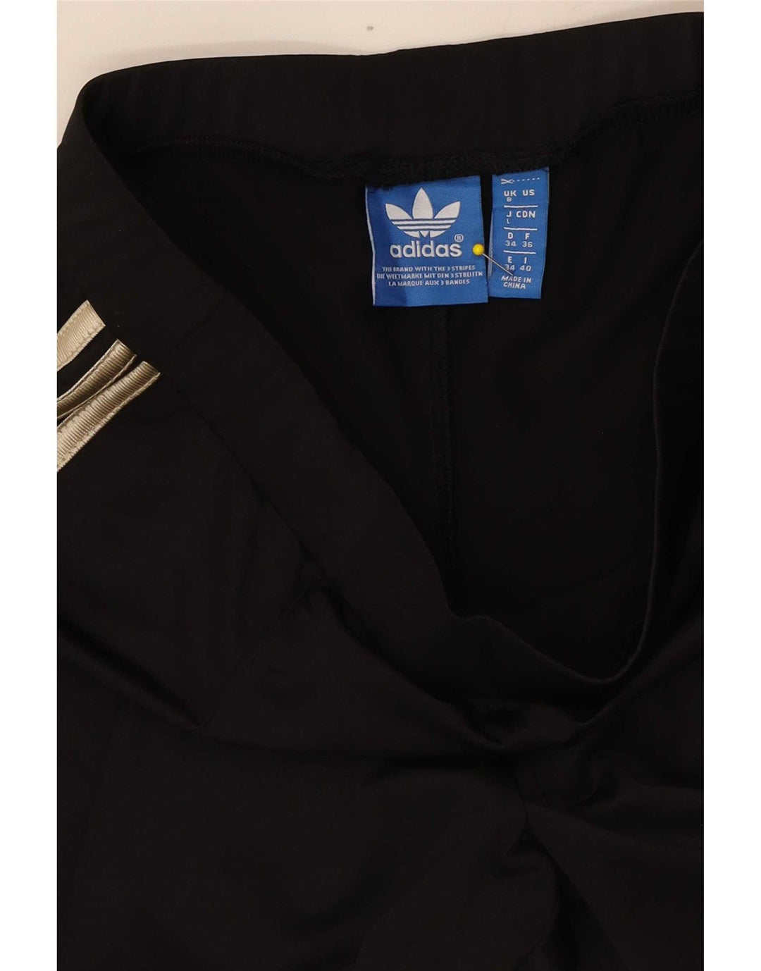 Leggings pentru femei Adidas UK 8 Small Negru Poliester
