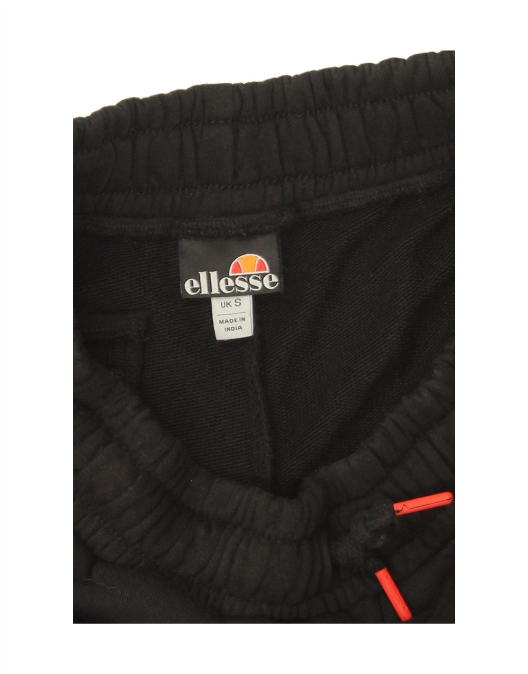 Ellesse Mens Sport Shorts Small  Black Striped Cotton