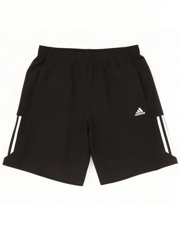 Adidas Mens Climalite Sport Shorts Grande Negro Poliéster