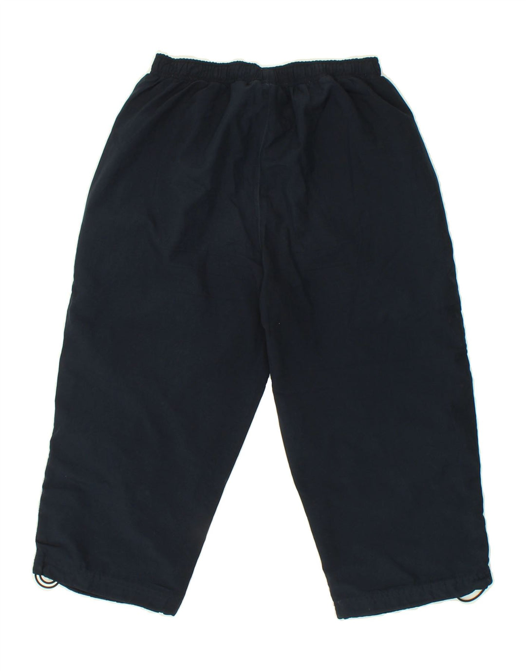 REEBOK Boys Capri Tracksuit Trousers 9-10 Years XL Navy Blue Polyester | Vintage Reebok | Thrift | Second-Hand Reebok | Used Clothing | Messina Hembry 