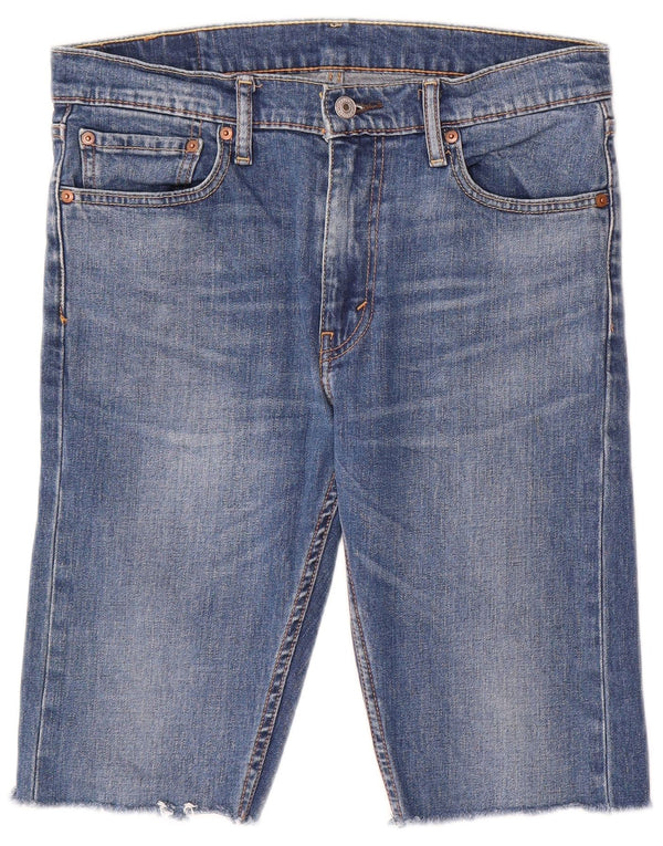 Pantaloncini di jeans Levi's 510 da uomo W32 in cotone blu medio