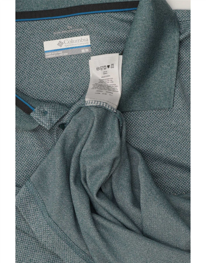 Polo Columbia Hombre Poliéster Verde Medio
