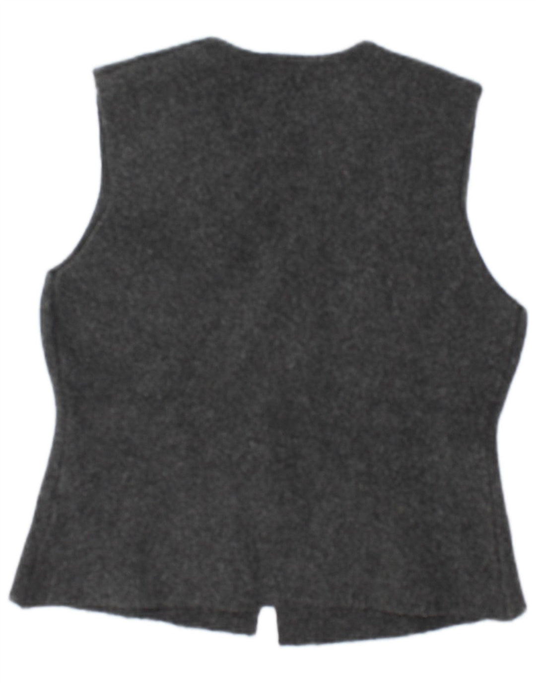 Zara Damen Weste UK 14 Large Grau Polyester