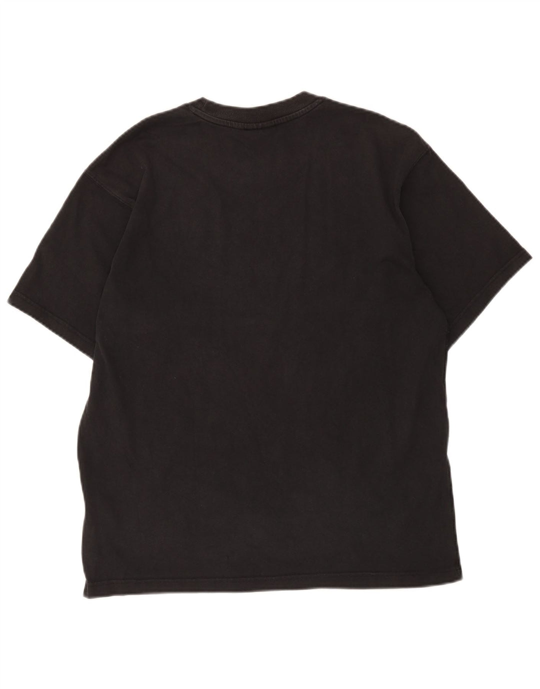 Adidas Mens Camiseta Top Médio Algodão Preto