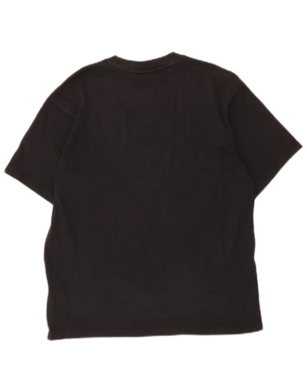 Adidas Mens T-Shirt Top Medium Black Cotton