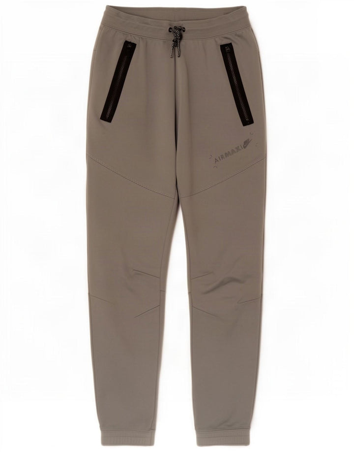Pantaloni da tuta da uomo Nike Joggers Poliestere color block grigio medio