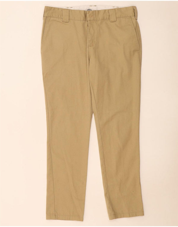 Dickies Herre Slim Fit Chino Bukser W34 L32 Khaki Polyester