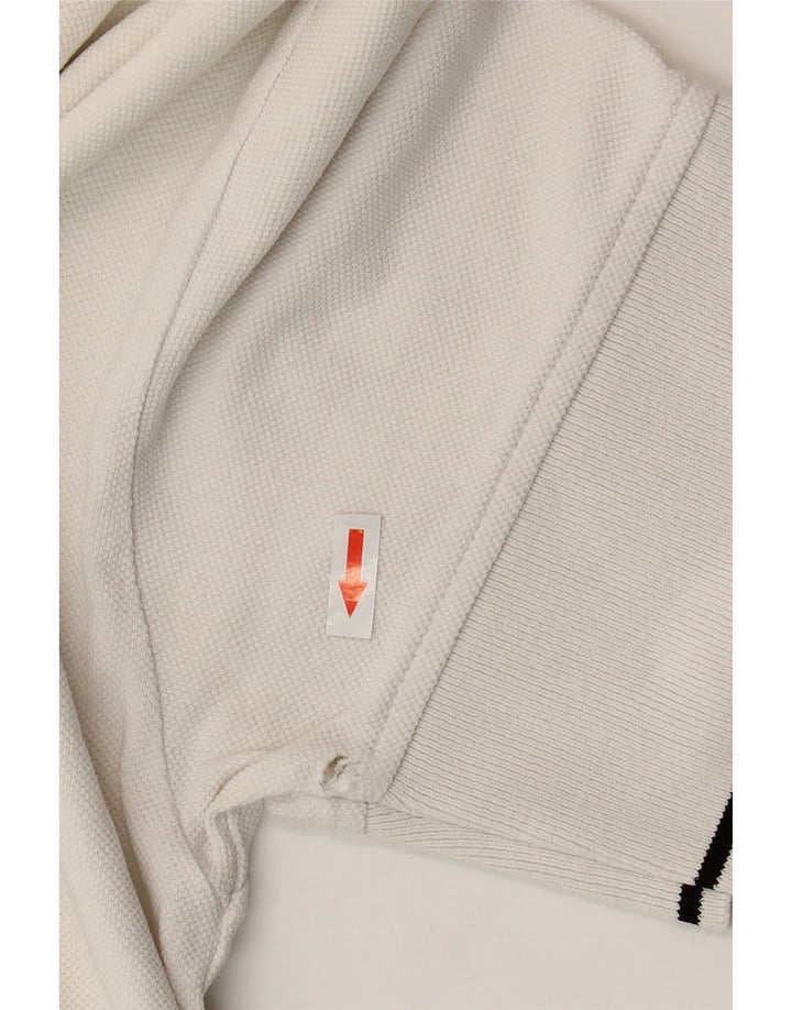 NORTH SAILS Herre grafisk poloshirt XL Hvid Bomuld