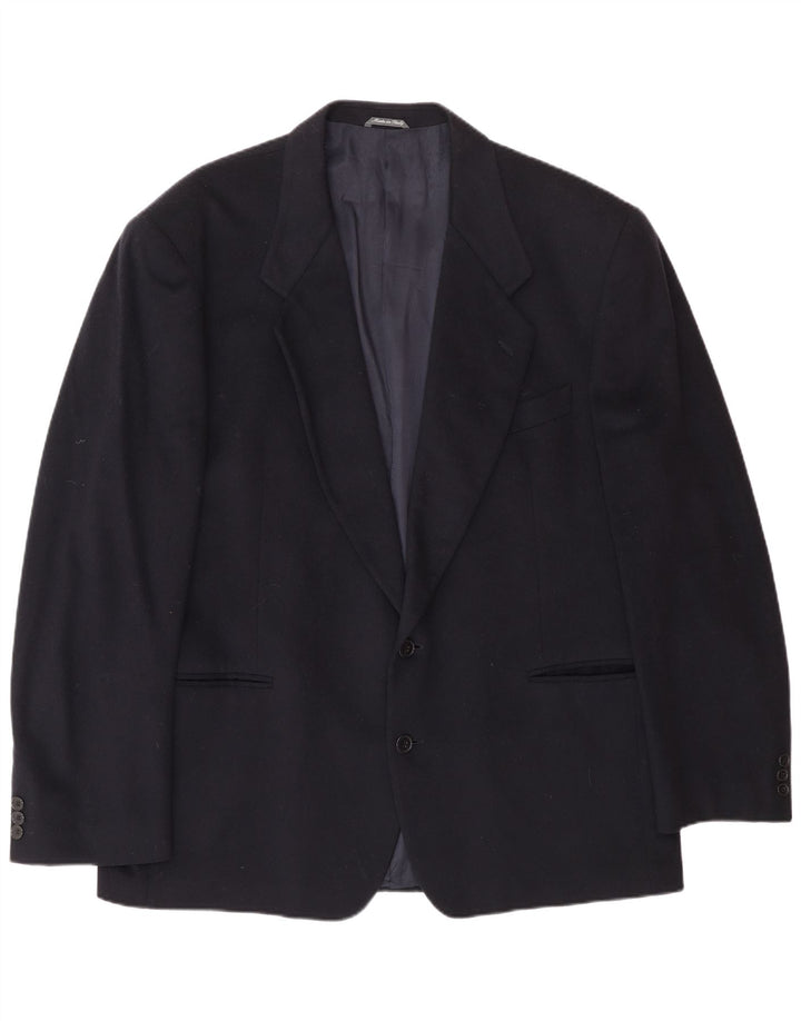 Ferre Herre 2 Button Blazer Jacket UK 40 Large Navy Blue Wool