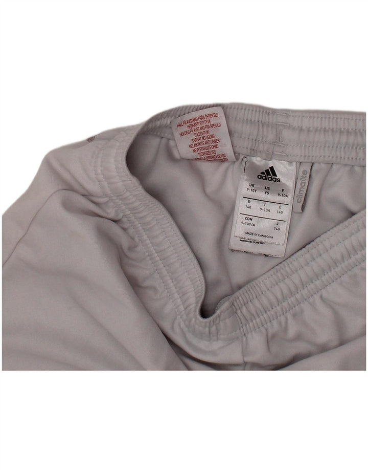 ADIDAS Climalite Sportshorts für Jungen, 9–10 Jahre, weißes Polyester
