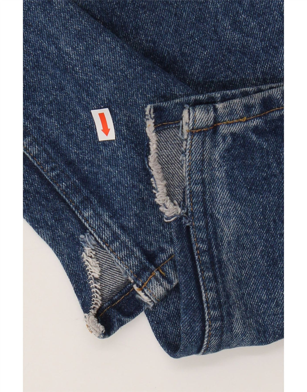 Calça jeans feminina SPITFIRE W28 L26 azul floral algodão