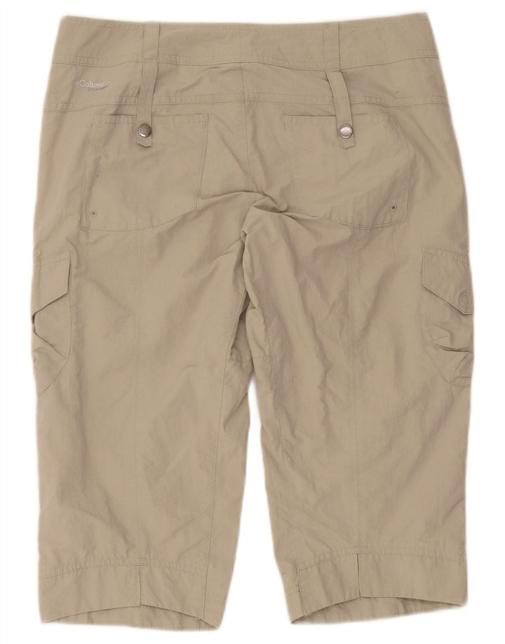 Columbia Damen Titanium Cargo Shorts US 4 Small W32 Beige Nylon