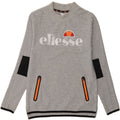 ELLESSE Womens Graphic Sweatshirt Jumper UK 8 Small Grey Cotton Vintage Ellesse and Second-Hand Ellesse from Messina Hembry 