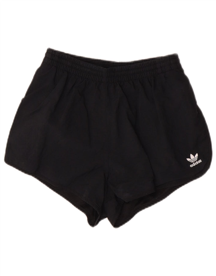 Adidas Short de sport pour femme UK 8 Petit Noir Polyester