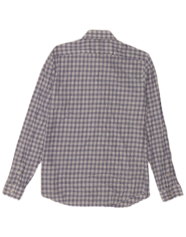 Ανδρικό πουκάμισο Reiss Slim Fit Medium Blue Check Cotton