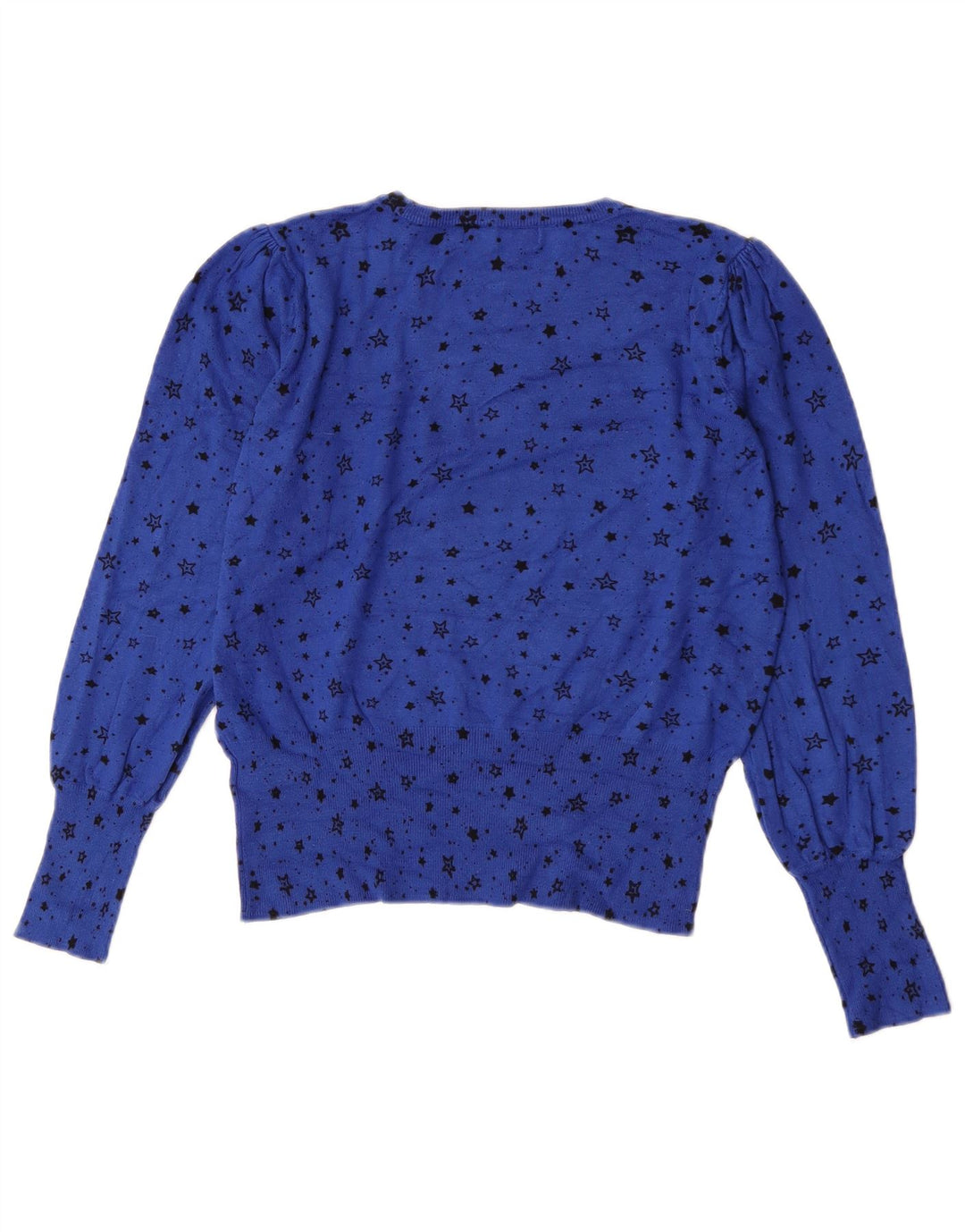 Marks & Spencer Damen-Pullover mit abstraktem Muster und U-Boot-Ausschnitt, Gr. 14, Medi