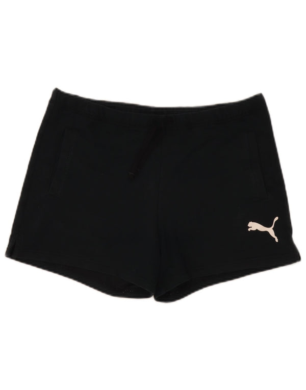 Puma Graphic Sports Shorts til kvinder UK 8 Small Black
