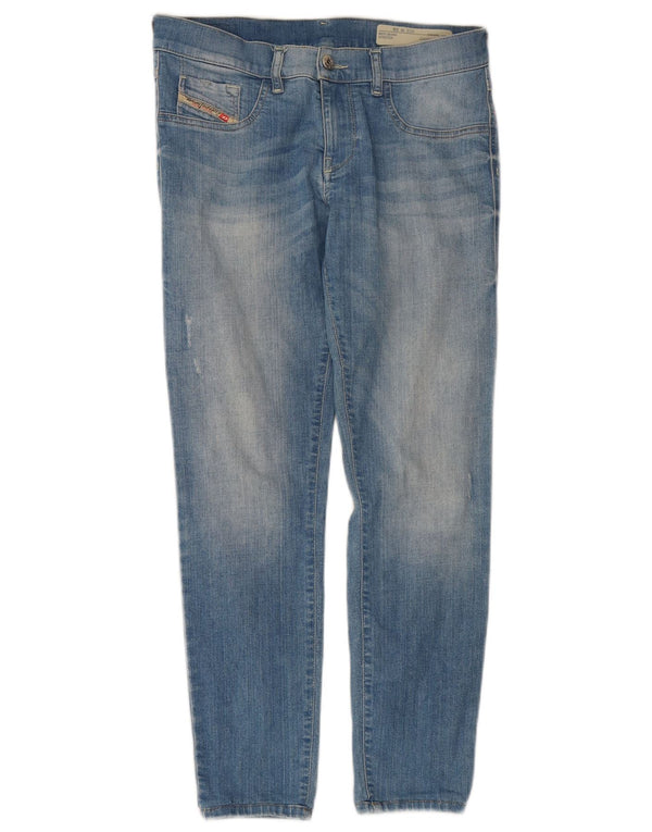 Diesel Livier-Ankle Jean Jegging Taille Basse Super Slim W28 L27 Bleu
