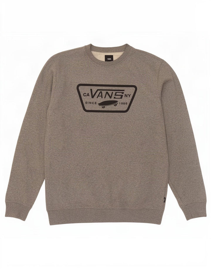 Ανδρικό γραφικό φούτερ Vans Jumper Μεσαίο γκρι βαμβακερό