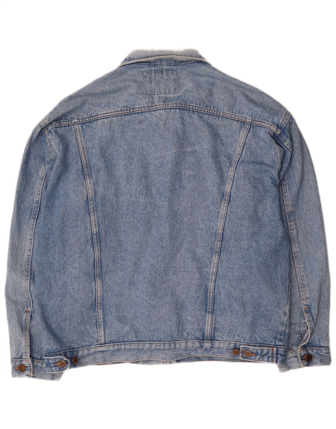 Wild Jeans Mens Denim Jacket UK 42 XL Blue Cotton