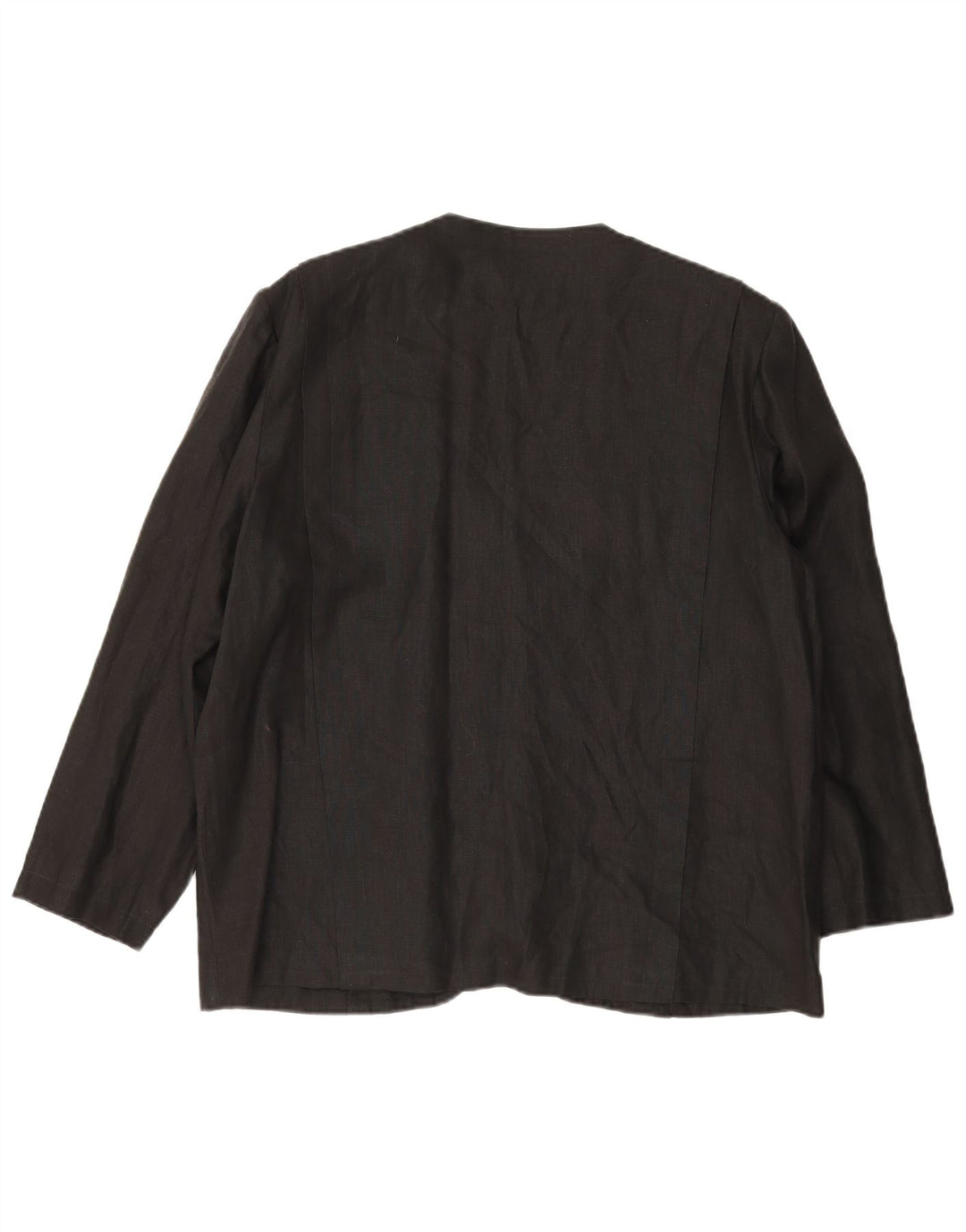 Jaqueta blazer feminina vintage com 1 botão Reino Unido 14 grande preta