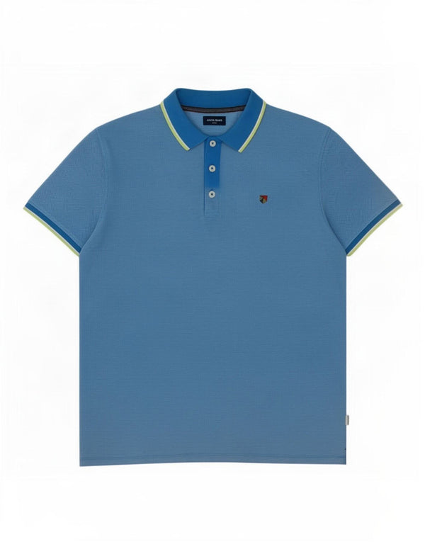 Jack & Jones Polo Homme XL Bleu Coton