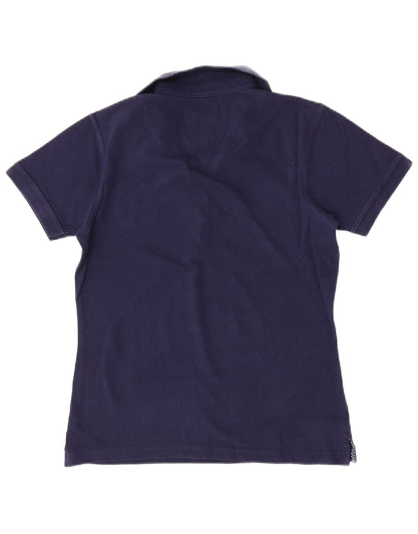 Polo da donna Crew Clothing UK 12 cotone blu navy medio