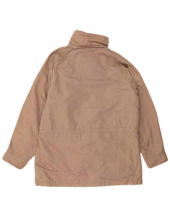 EDDIE BAUER Womens Utility Jacket UK 16 Large Beige Polyester