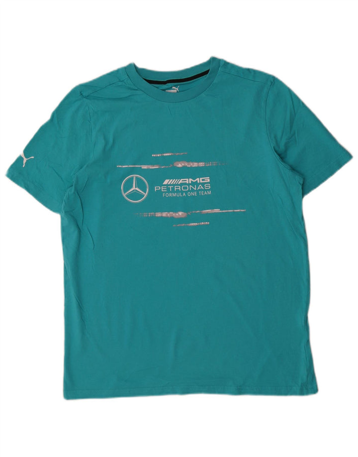 Tricou Puma Regular Graphic pentru bărbați Top Medium Blue