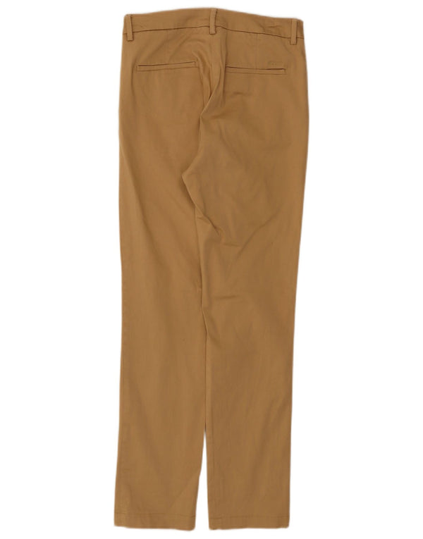 Gant Womens Straight Chino Trousers UK 8 Small W28 L27 Beige Cotton