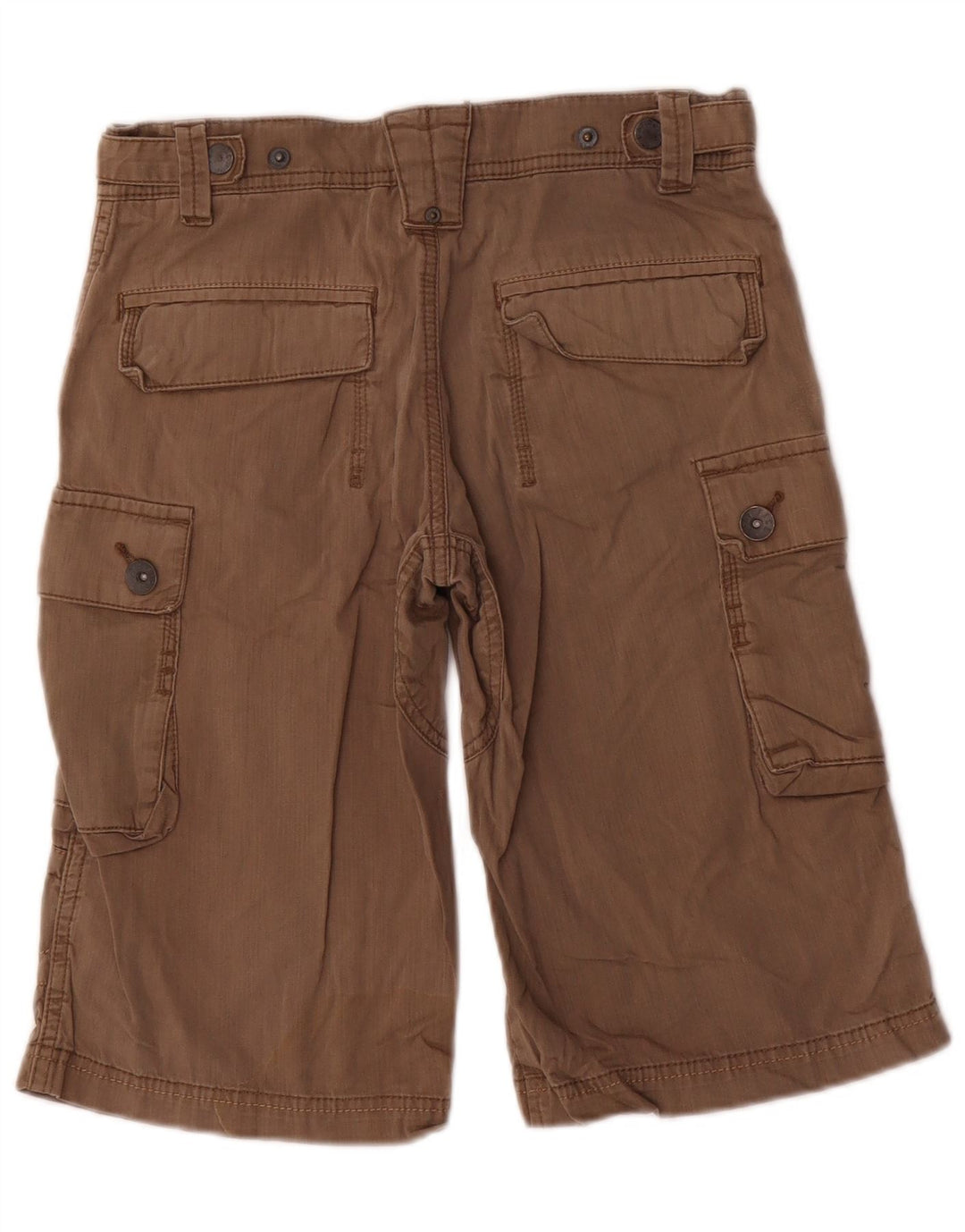 Fat Face Boys Cargo Shorts 11-12 Years W28 Brown Cotton