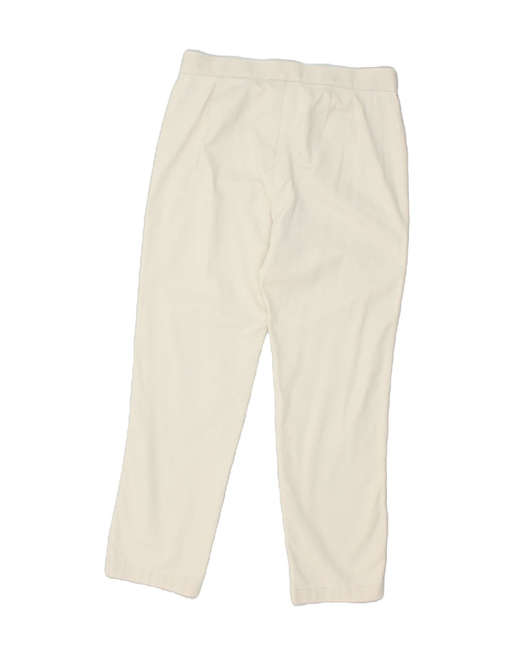 DOCKERS Womens Slim Chino Trousers W30 L29  White Cotton | Vintage Dockers | Thrift | Second-Hand Dockers | Used Clothing | Messina Hembry 