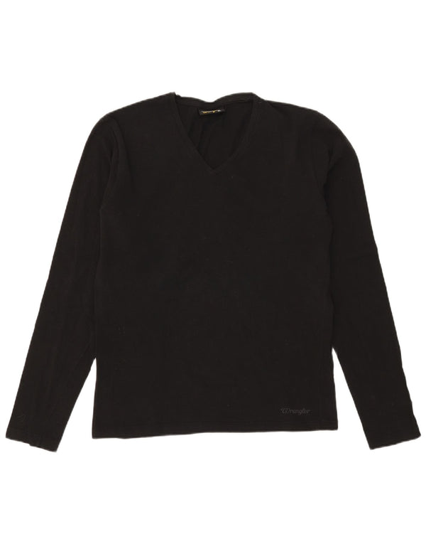 Wrangler Damen Top Langarm UK 18 XL Schwarz