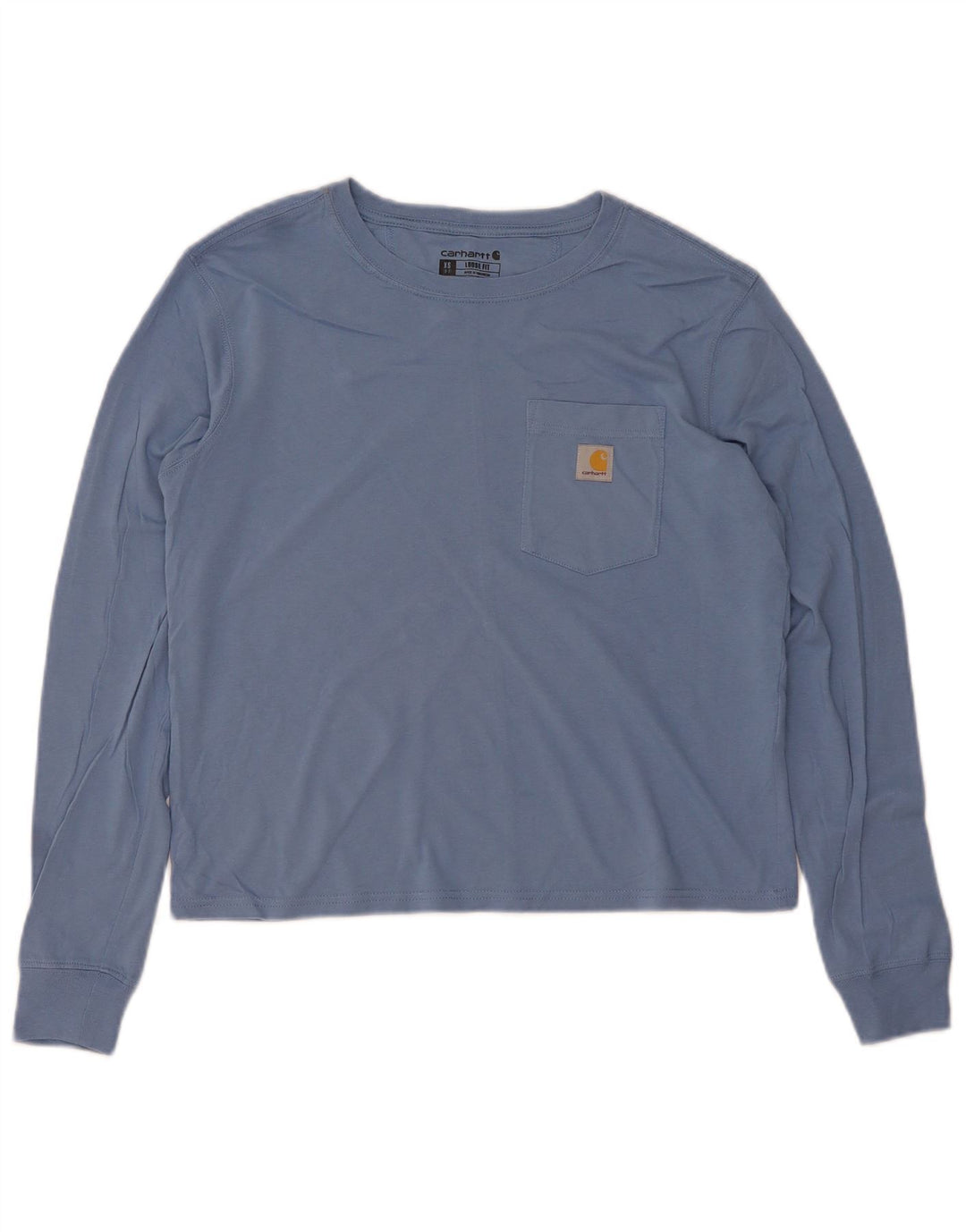 Carhartt Dame Oversized Top Langærmet US 0/2 XS Blå Bomuld